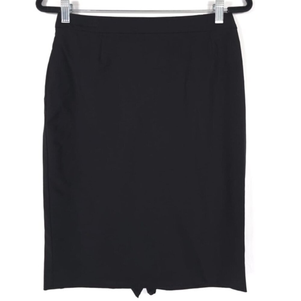 Hugo Boss Women’s Pencil Skirt Black Back Slit‎ & Zip Size 8